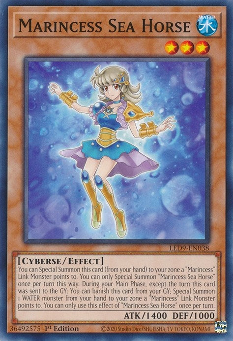 Marincess Sea Horse (9038) (LED9) - YuGiOh Single