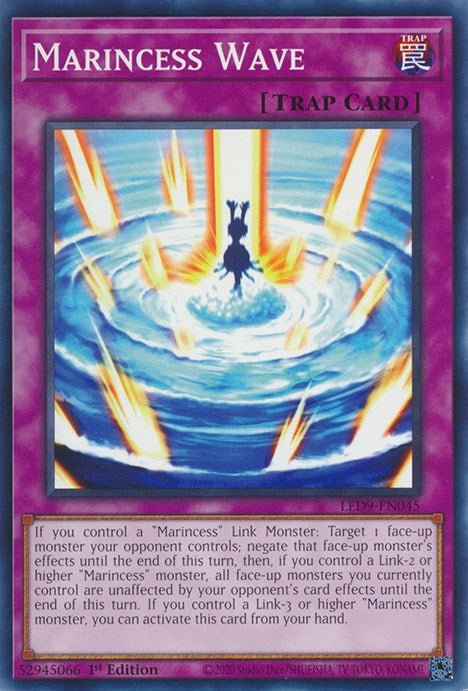 Marincess Wave (9045) (LED9) - YuGiOh Single