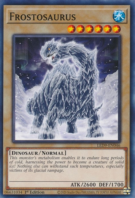 Frostosaurus (9046) (LED9) - YuGiOh Single