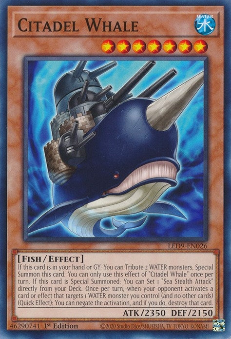 Citadel Whale (9026) (LED9) - YuGiOh Single