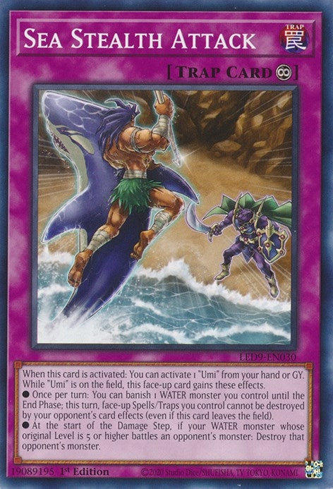 Sea Stealth Attack (9030) (LED9) - YuGiOh Single