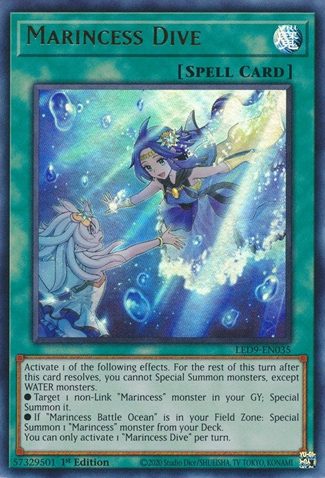 Marincess Dive (9035) (LED9) - YuGiOh Single