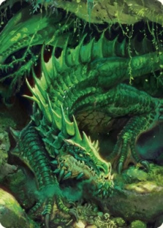 Adult Green Dragon Art Card (1) [ASCLB] - MTG Single