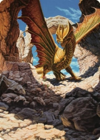 Ancient Brass Dragon Art Card (2/81) (2) [ASCLB] - MTG Single