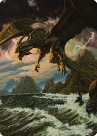 Ancient Bronze Dragon Art Card (3/81) (3) [ASCLB] - MTG Single