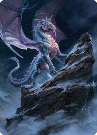 Ancient Silver Dragon Art Card (6/81) (6) [ASCLB] - MTG Single