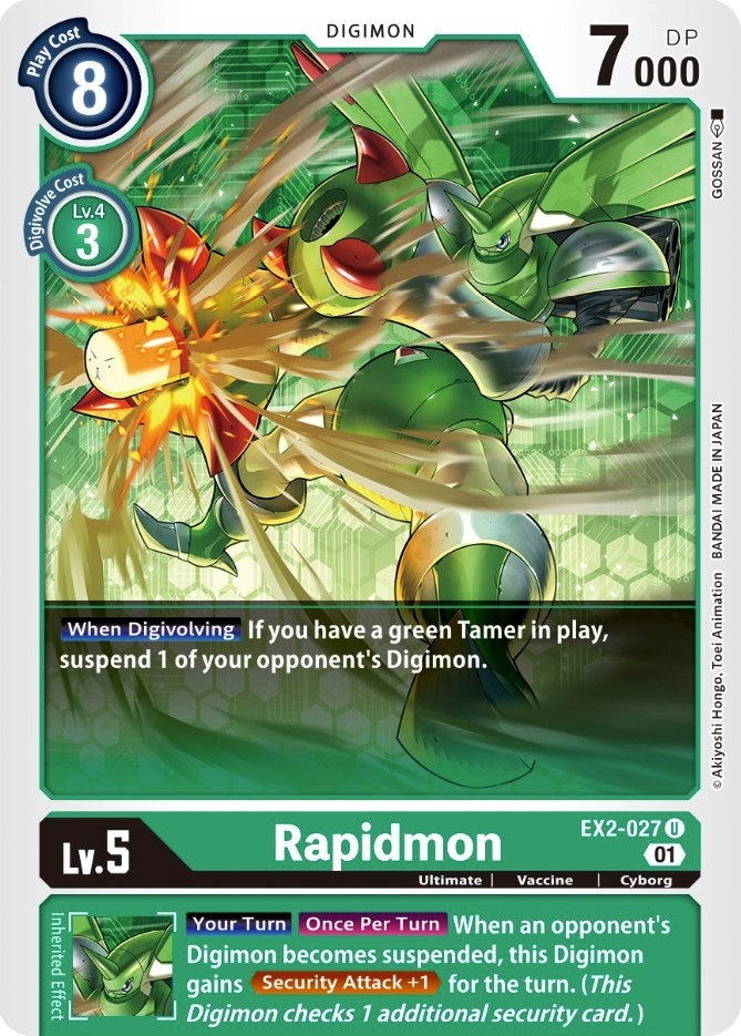Rapidmon (2027) [EX02] - Digimon Card Game Single