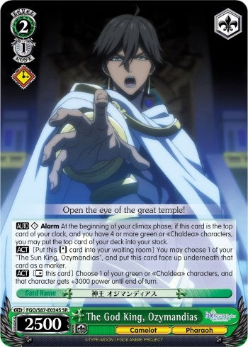 The God King Ozymandias (SR) (87034) [FGO/S87] - Weiss Schwarz Single