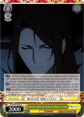 Monster With the Heart of a Beast Tristan (87010) [FGO/S87] - Weiss Schwarz Single