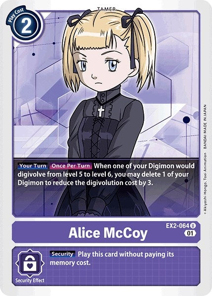 Alice McCoy (2064) [EX02] - Digimon Card Game Single
