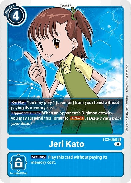 Jeri Kato (2058) [EX02] - Digimon Card Game Single
