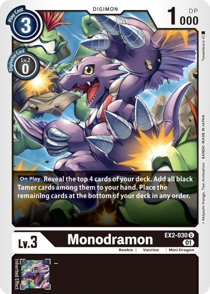 Monodramon (2030) [EX02] - Digimon Card Game Single