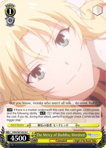 The Mercy of Buddha Mordred (87019) [FGO/S87] - Weiss Schwarz Single
