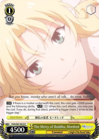 The Mercy of Buddha Mordred (87019) [FGO/S87] - Weiss Schwarz Single