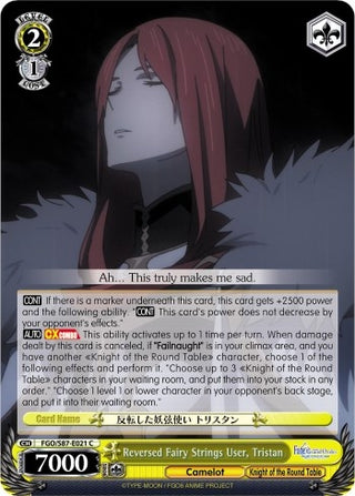 Reversed Fairy Strings User Tristan (87021) [FGO/S87] - Weiss Schwarz Single