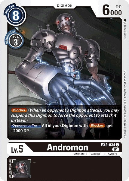 Andromon (2034) [EX02] - Digimon Card Game Single