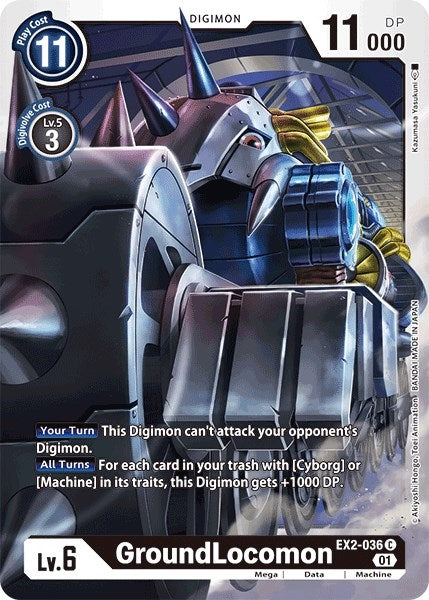 GroundLocomon (2036) [EX02] - Digimon Card Game Single