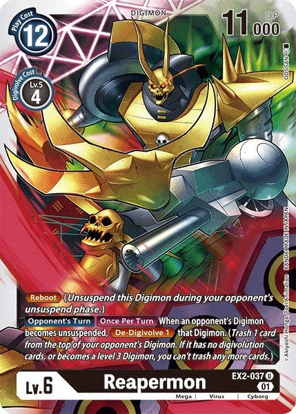 Reapermon (2037) [EX02] - Digimon Card Game Single