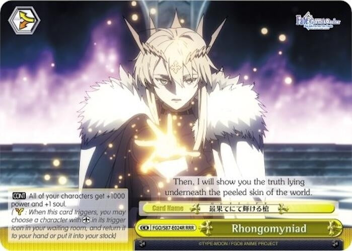 Rhongomyniad (RRR) (87024) [FGO/S87] - Weiss Schwarz Single