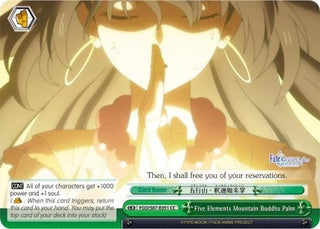 Five Elements Mountain Buddha Palm (87051) [FGO/S87] - Weiss Schwarz Single
