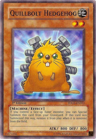 Quillbolt Hedgehog (3) - YuGiOh Single