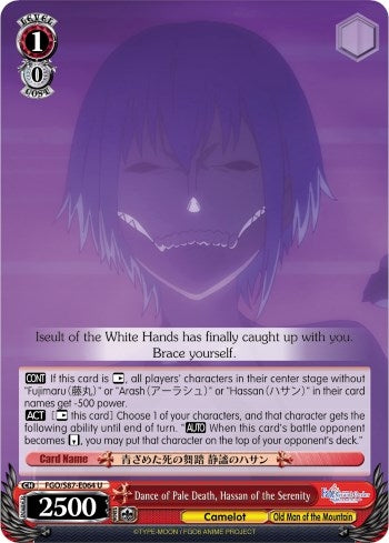 Dance of Pale Death Hassan of the Serenity (87064) [FGO/S87] - Weiss Schwarz Single