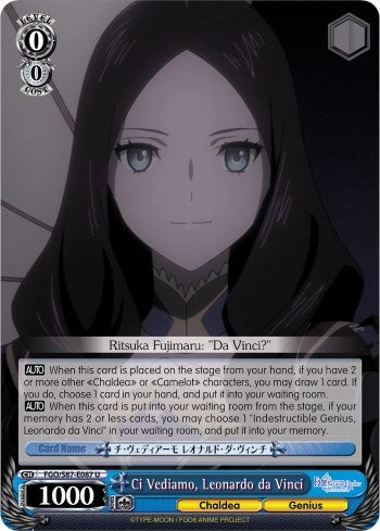 Ci Vediamo Leonardo da Vinci (87087) [FGO/S87] - Weiss Schwarz Single