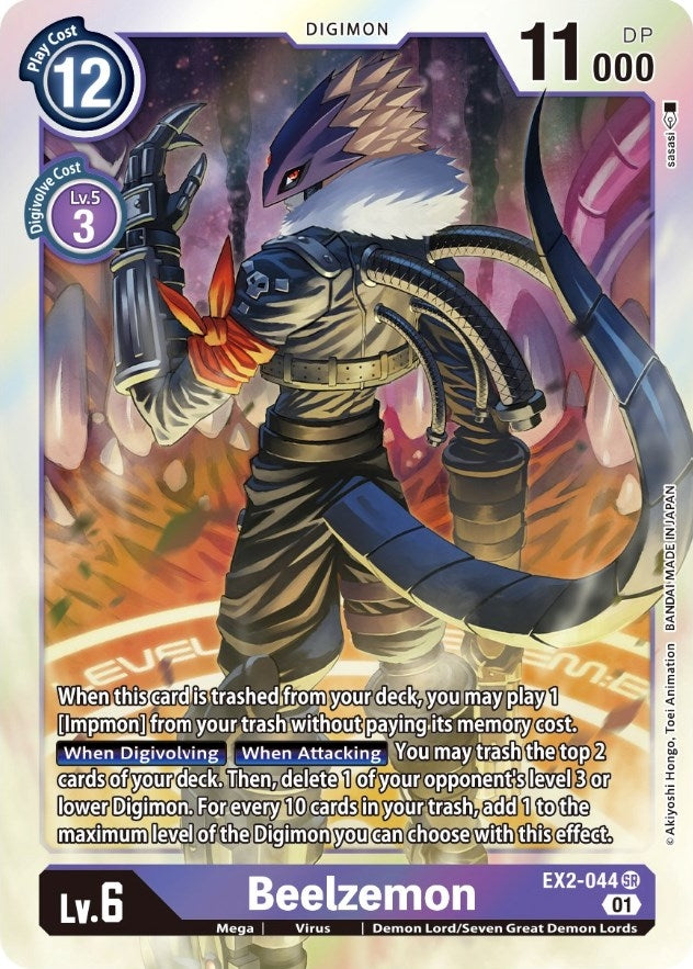 Beelzemon (2044) [EX02] - Digimon Card Game Single