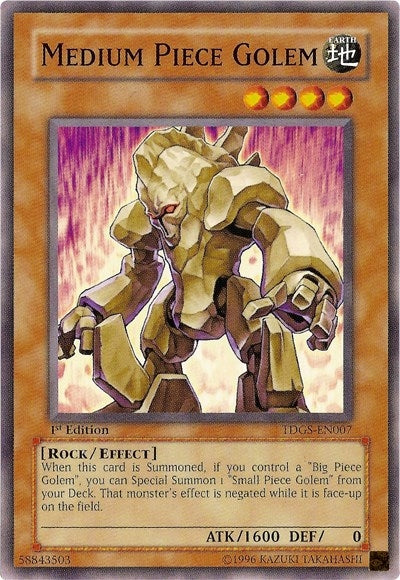 Medium Piece Golem (7) - YuGiOh Single