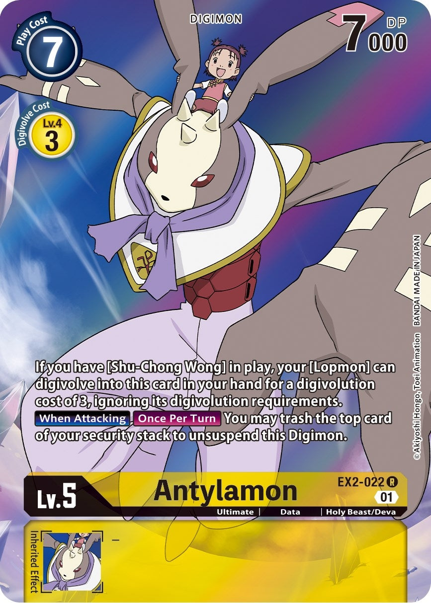 Antylamon (Alternate Art) (2022) [EX02] - Digimon Card Game Single
