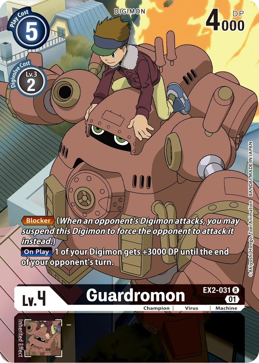 Guardromon (Alternate Art) (2031) [EX02] - Digimon Card Game Single
