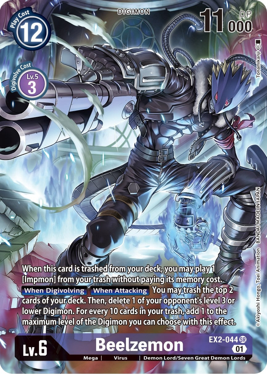 Beelzemon (Alternate Art) (2044) [EX02] - Digimon Card Game Single
