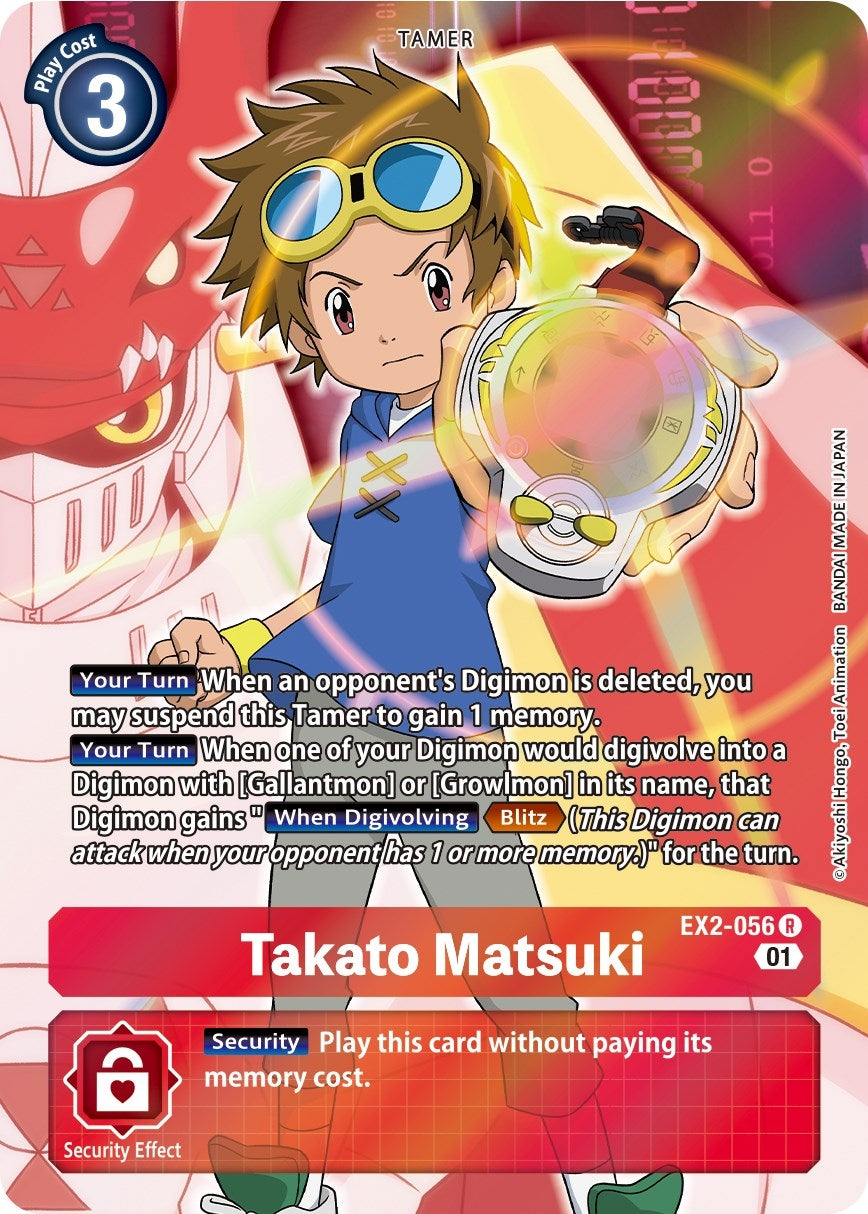 Takato Matsuki (Alternate Art) (2056) [EX02] - Digimon Card Game Single