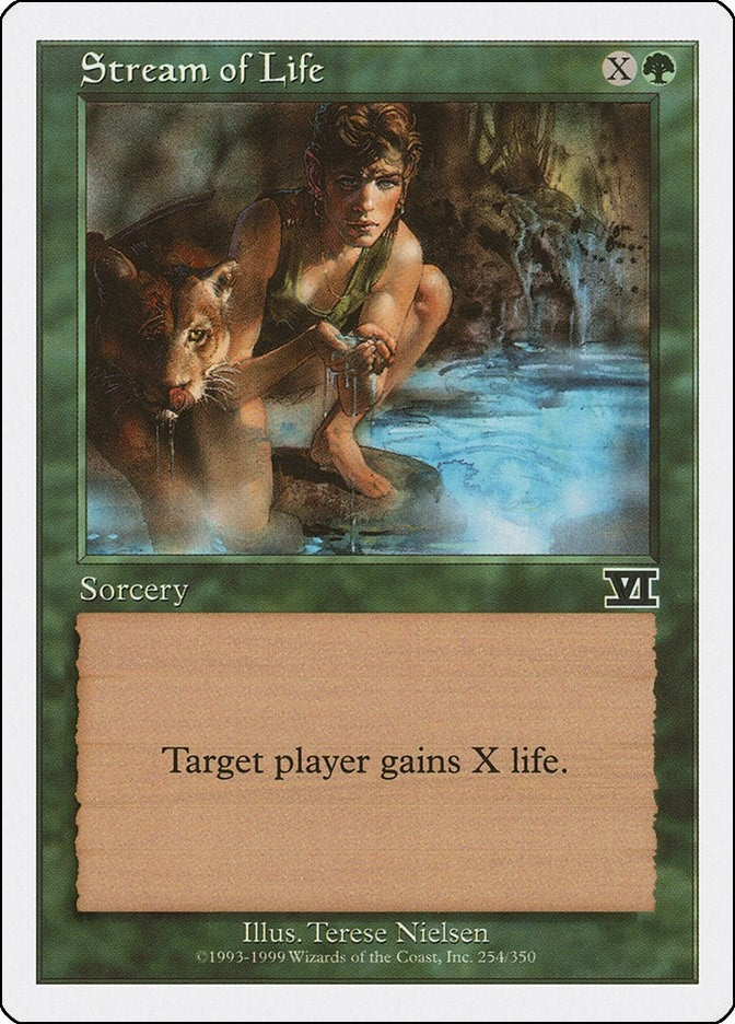 Stream of Life (254) [6ED] - MTG Single