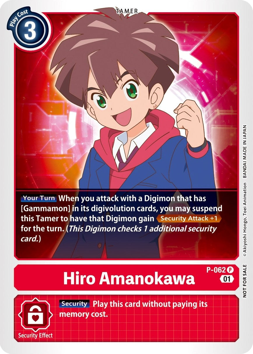 Hiro Amanokawa (Official Tournament Pack Vol.5) (62) [D-PR] - Digimon Card Game Single