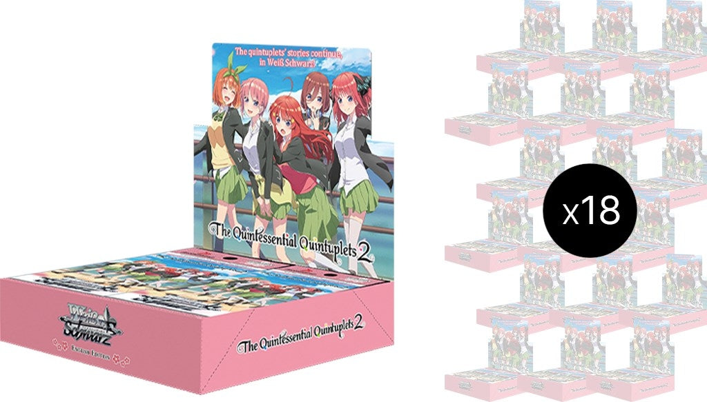 The Quintessential Quintuplets 2 Booster Box Case [5HY/W90] - Weiss Schwarz Sealed
