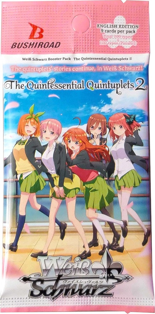 The Quintessential Quintuplets 2 Booster Pack [5HY/W90] - Weiss Schwarz Sealed