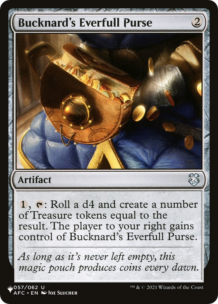 Bucknard’s Everfull Purse (57) [LIST] - MTG Single