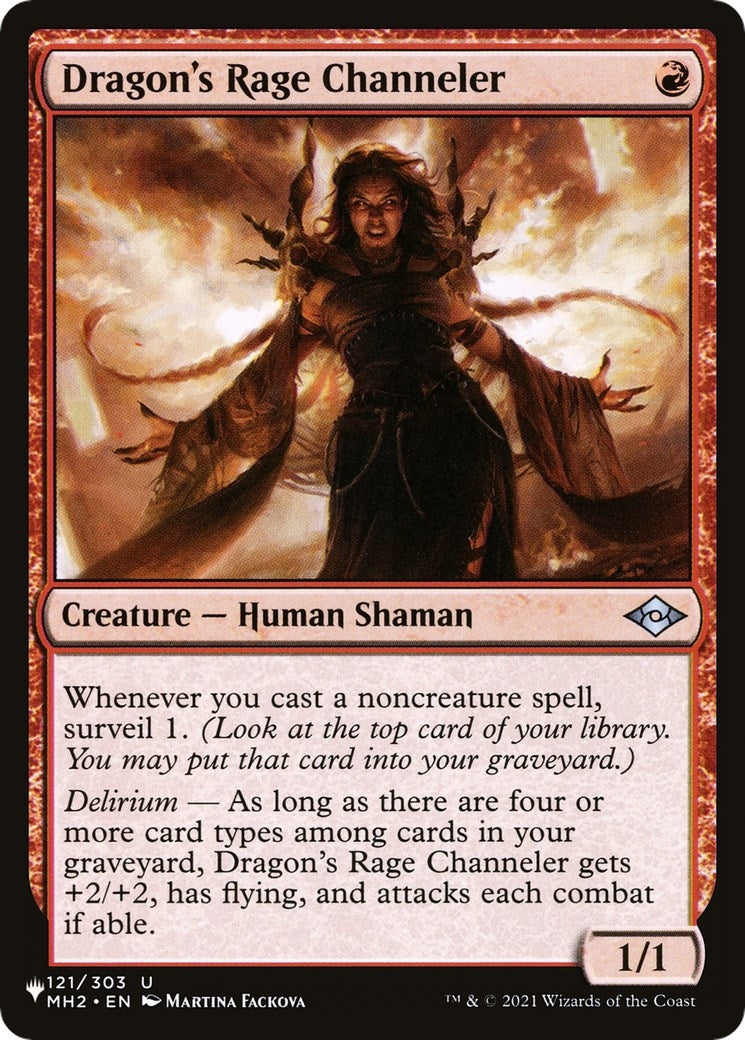Dragon’s Rage Channeler (121) [LIST] - MTG Single