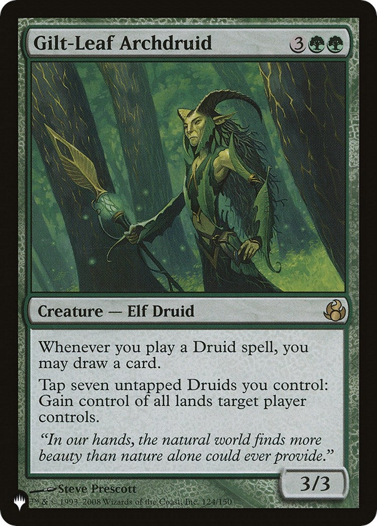 Gilt-Leaf Archdruid (124) [LIST] - MTG Single