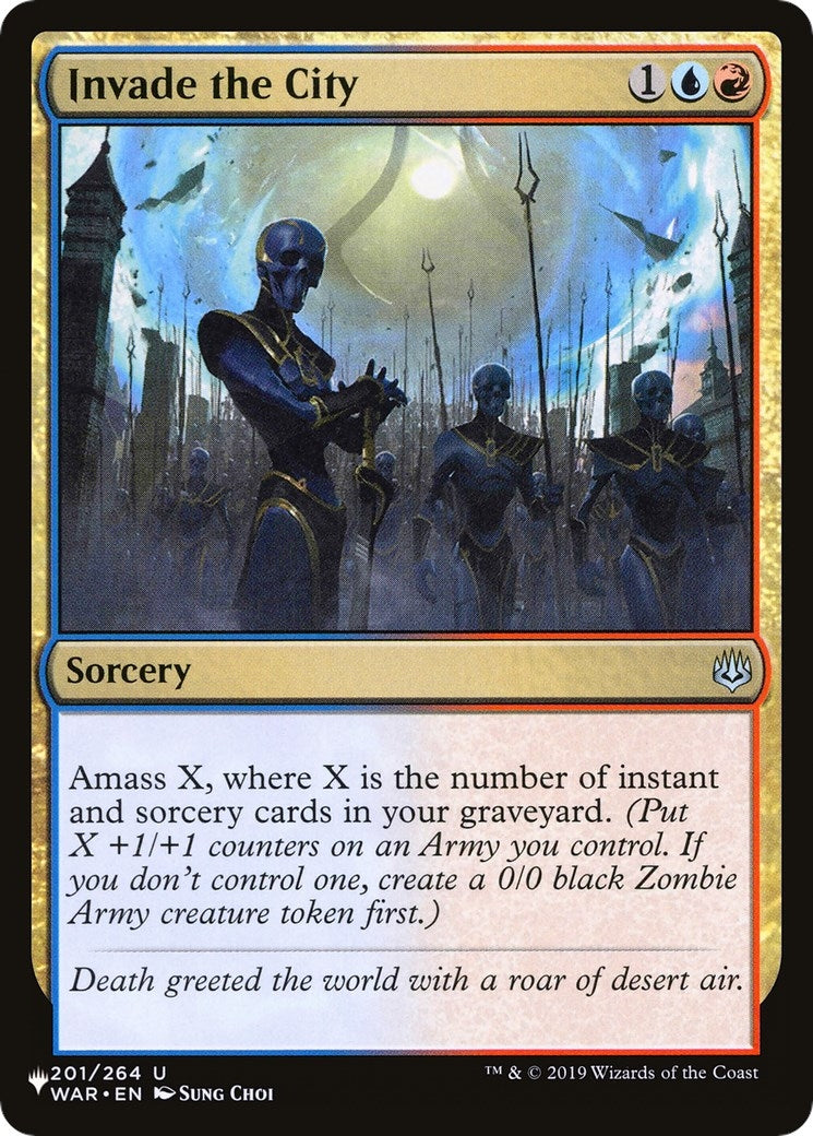 Invade the City (201) [LIST] - MTG Single