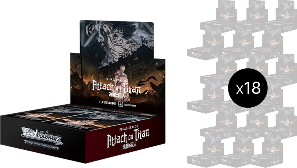 Attack On Titan: Final Season Booster Box Case [AOT3] - Weiss Schwarz Sealed