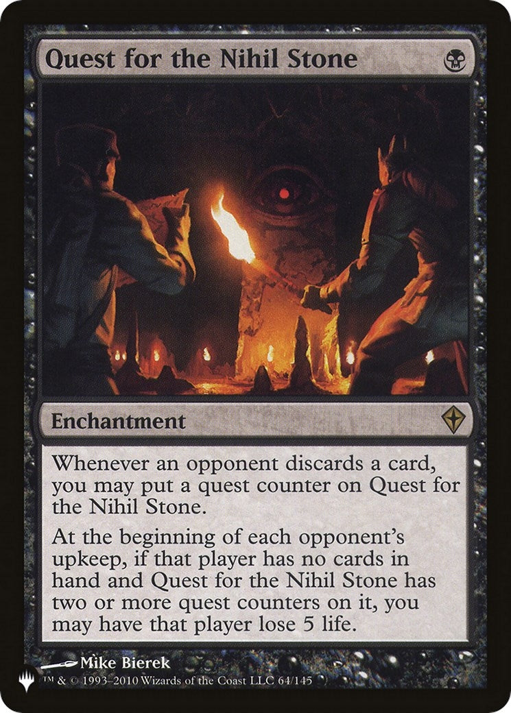Quest for the Nihil Stone (64) [LIST] - MTG Single