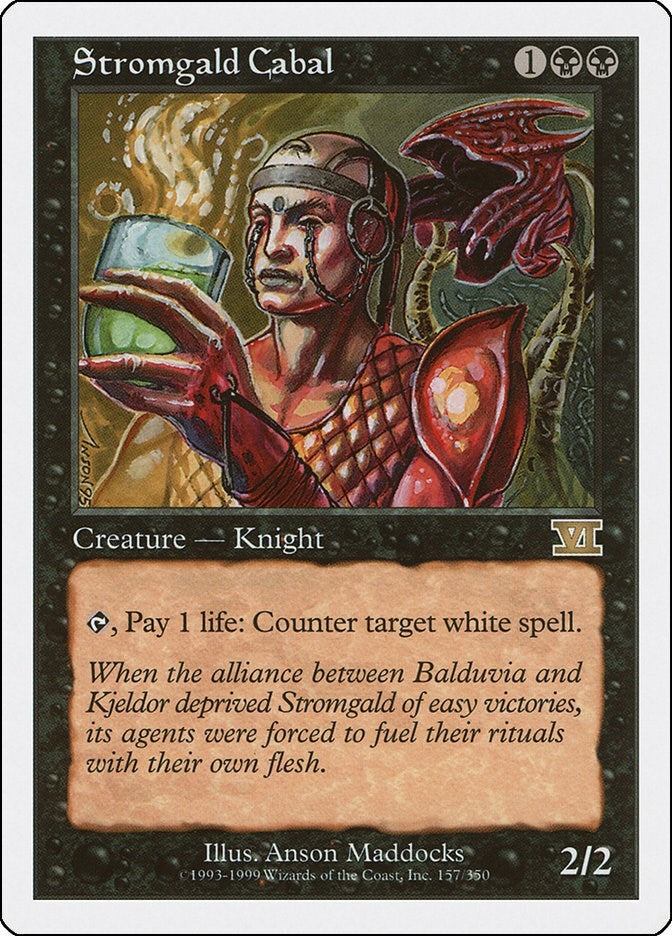 Stromgald Cabal (157) [6ED] - MTG Single