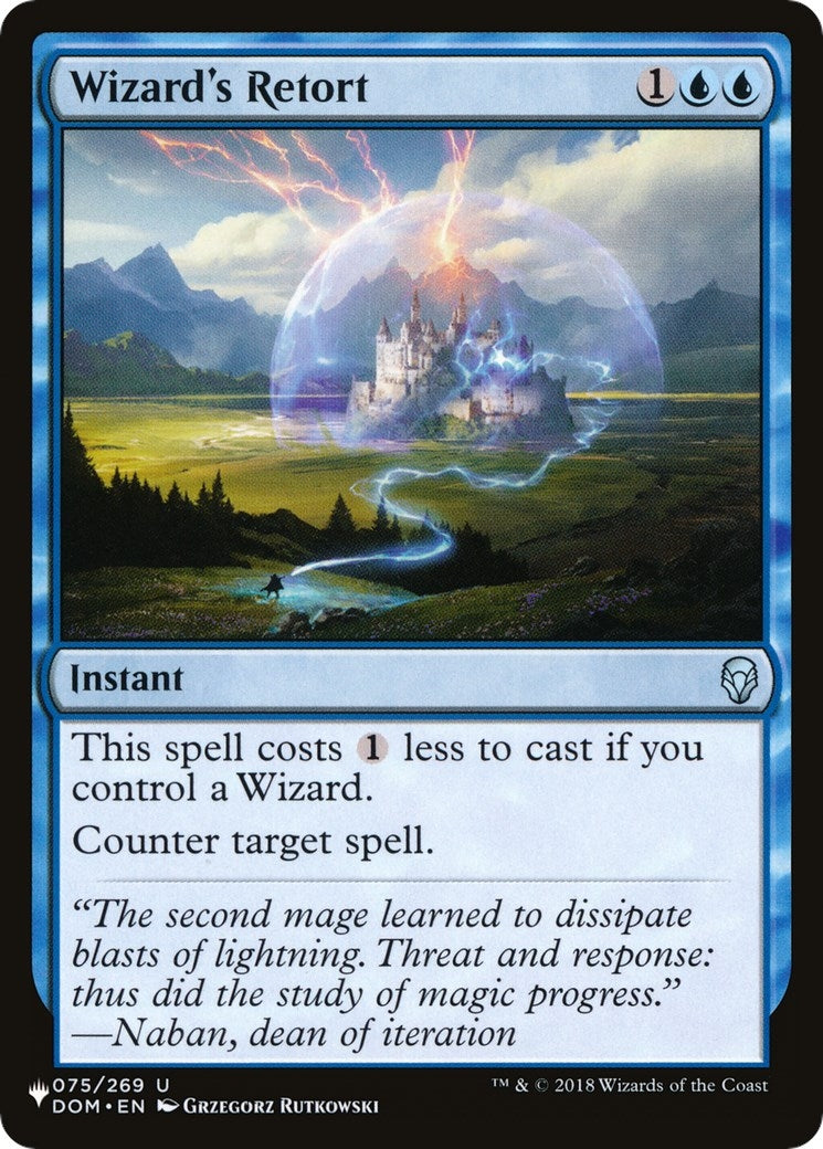 Wizard’s Retort (75) [LIST] - MTG Single