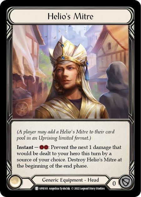 Helio’s Mitre (183) [UPR] - Flesh and Blood TCG Single