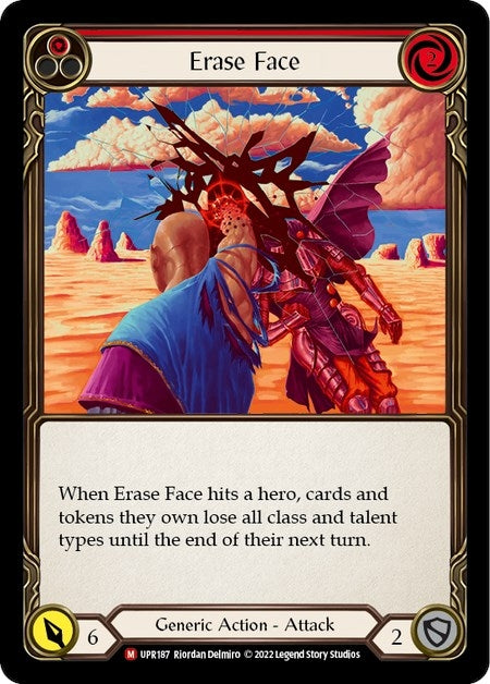 Erase Face (187) [UPR] - Flesh and Blood TCG Single