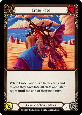Erase Face (187) [UPR] - Flesh and Blood TCG Single