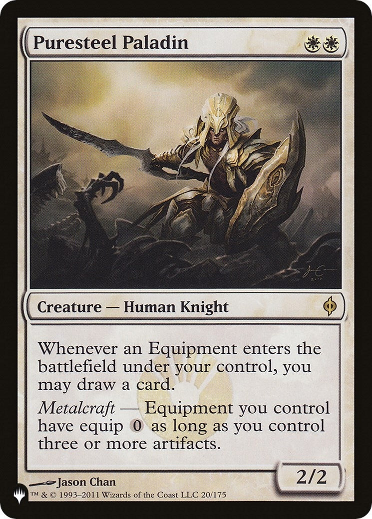 Puresteel Paladin (20) [LIST] - MTG Single