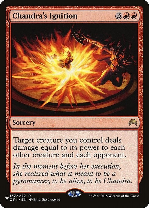 Chandra’s Ignition (137) [LIST] - MTG Single